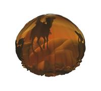 Christmas Christian Nativity Scene Shower Caps Bath Cap For Women Adjustable Double Layer Hair Protection Spa Salon Shower Hat