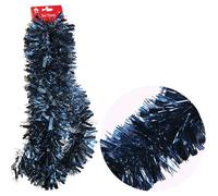 Christmas Chunky Tinsel Tree Room Decoration - Midnight Blue 7816 (1 x 2m)