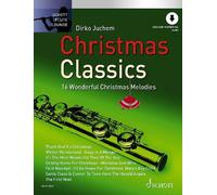 Christmas Classics flute (easy - intermediate) with appended piano part with Onl