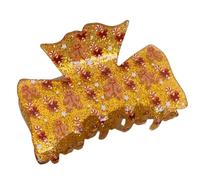 Christmas Claw Clips - Large Gingerbread Hair Barrettes Strong Grip Style Durable Acrylic Material Cute Christmas Design | Accessories for Women, Girls, Family, A