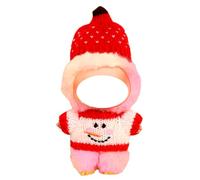 Christmas Clothes for Labubu, Handcrafted Sets for 17cm Dolls, Premium Holiday Outfit with Accessories, Stylish Christmas Doll Clothing (Snowman Sweater)