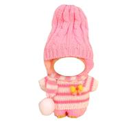 Christmas Clothes for Labubu, Handcrafted Sets for 17cm Dolls, Premium Holiday Outfit with Accessories, Stylish Christmas Doll Clothing (Pink 3 Pieces)