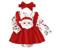 Christmas Clothing Sets for Girls, Christmas Dress Girls Winter, Christmas Clothing Set Children Santa Merry Christmas Clothing Christmas Costume Ugly Children's Clothing Funny Size 60-100
