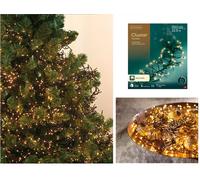 Christmas Cluster Lights Warm White 1512 LED Twinkle String Light Multi Function