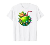 Christmas Coconut Caribbean Island Tropical Vacation Cruise T-Shirt