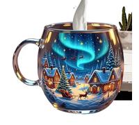 Christmas Coffee Mugs | Novelty Painted Beverage Cup - 10 Oz Christmas Funny Coffee Tea Mug for Travel Winter Party Cafe Birthday Holiday Home Wedding Stocking Stuffer