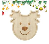 Christmas Cold Meat Chopping Board - Santa Wooden Serving Tray for Cheese Display, Kitchen Food Display for Holiday Serving | Serving Tray Decorat