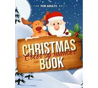 Christmas Color by Number Book for Adults: Easy Large Print Color by Numbers Christmas Coloring Book