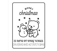 Christmas Coloring and Activity Book with 25 Days of Bible Verses
