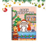 Christmas Coloring Book - Artistic Guided Drawings Book | Santa Coloring Pages for Them | Holiday Activity Books - for Boys Girls Students Airplane in Class Fun at the
