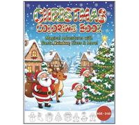 CHRISTMAS COLORING BOOK: Magical Adventures with Santa, Reindeer, Elves & More!