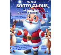 Christmas Colouring & Activity Book for Kids Ages 3+ - 80 Pages Full of Colouring Pictures, Puzzles, Color by Numbers, Number Writing & Shape: Playful ... (Weihnachtlicher Mitmach-Adventskalender)