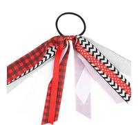 Christmas Company Hair Ties for Girls Silk Runchies Festival Hair