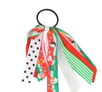 Christmas Company Hair Ties for Girls Silk Runchies Festival Hair