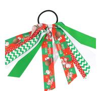 Christmas Company Hair Ties for Girls Silk Runchies Festival Hair