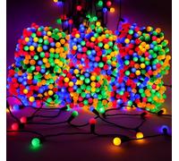 Christmas Concepts® 1000 100m (328ft) Multicoloured LED Berry Lights with 8 Function Controller - Indoor/Outdoor - Energy Efficient Christmas Lights