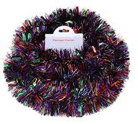 Christmas Concepts® 2 Metre Chunky/Fine Christmas Tinsel - Christmas Decoration Tinsel (Rainbow)