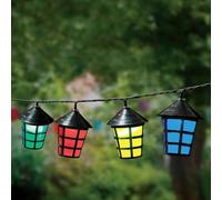 Christmas Concepts® 40 Multi-coloured Retro Party/Barbecue/Garden Party String Lantern Lights (Indoor and Outdoor use) - 11m Cable