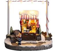 Christmas Concepts® 5"/ 130mm LED Light Up Christmas Market Scene (Toy Stall)