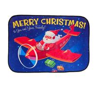 Christmas Concepts® 590mm (23") 'Merry Christmas To You & Your Family' Santa Design Non Slip Door Mat - Christmas Decorations