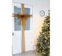 Christmas Concepts® Copper Fabric Autumn Door Bow Decoration - Make Your Own Fabric Bow