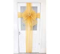 Christmas Concepts® DIY Decorative Door Bow With Diamante Decoration - Wedding/Parties/Christmas (Copper)