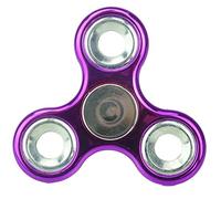 Christmas Concepts® Exclusive 3 Sided Special Fidget Spinner - Stress Reducer, Stress Relief, Autism, ADHD (Purple)