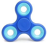 Christmas Concepts® - Exclusive Fidget Hand Spinner - Stress Reducer, Stress Relief, Autism - DARK BLUE WITH LIGHT BLUE RINGS