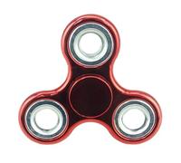 Christmas Concepts® - Exclusive Fidget Hand Spinner - Stress Reducer, Stress Relief, Autism - METALLIC RED