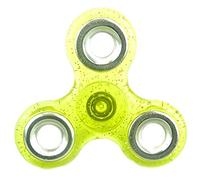 Christmas Concepts® - Exclusive Glitter Fidget Hand Spinner - Stress Reducer, Stress Relief, Autism - YELLOW