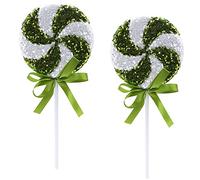 Christmas Concepts® Pack of 2 360mm (14,2") Giant Sparkly Sequin Lollipop Christmas Decoration - Christmas Tree Ornaments - 11 Colours Available