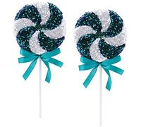 Christmas Concepts® Pack of 2 360mm (14.2") Giant Sparkly Sequin Lollipop Christmas Decoration - Christmas Tree Ornaments - 11 Colours Available