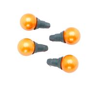 Christmas Concepts® Pack of 4 Yellow Berry Push in Spare Bulbs - 3v 0.225w 0.075a - Replacement Bulbs, S9-CC