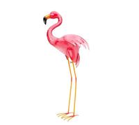 Christmas Concepts® Pink Metal Free Standing Flamingo Garden Sculpture - Indoor/Outdoor Garden Decoration (85cm Pink) (33.5'')