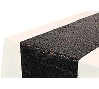 Christmas Concepts® Sequin Table Runner - 13" x 60" - Wedding / Party Decoration - Luxury Wedding Decorations (Black)
