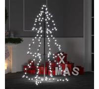 Christmas Cone Tree 160 LEDs Indoor and Outdoor 78x120 cm