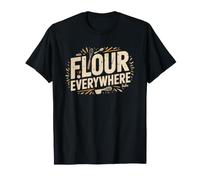 Christmas Cookie Baker Flour Everywhere December Kitchen T-Shirt