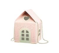 Christmas Cookie Boxes, House Shaped Paper Chocolate Box | Christmas Cookie Storage Box | For Chocolate, Family Parties, Office, Teachers, Students