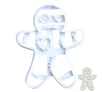 Christmas Cookie Cutter,Gingerbread Man Cookie Mold,Christmas Cut Cutter Mold - Gingerbread Man Holiday Cutters Shapes for Home Kitchen Baking