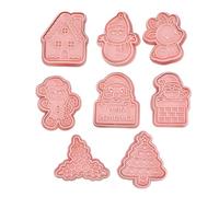 Christmas Cookie Cutter - PP 21.5 x 16.5 x 2.3 cm | 8 Cake Cutters | Halloween Cookie Cutters | For Amateur Bakers, Parents, Beginners, Festival Organizers, Appassion