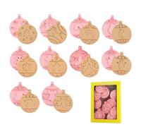 Christmas Cookie Cutter Set, Hand Pressed Embossing, Baking Mould, Cutter, For Christmas, Halloween, Easter, Thanksgiving, Holidays, Baking, Children, Beginners, Bakers, Household Kitchens