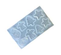 Christmas Cookie Cutter Silicone for Resin Craft Holiday Decorations Baking Accessories Christmas Decoration Silicone