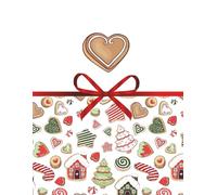 Christmas Cookie Sketchbook - Holiday Baking and Gingerbread Art Notebook: 8.5 x 11 Inch Dot Grid Notebook with 200 Pages for Drawing, Journaling, Holiday Lists and Creative Inspiration