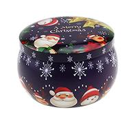 Christmas Cookie Tin, Candy Tin, Retro Tin, Tin with Lid, Dry Storage for Spice Candy