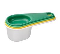 Christmas Cooking & Baking Set - Complete Holiday Kitchen Essentials Kit with Jars, Tin Boxes, Rolling Pin, Spatula & Apron - Perfect for Holiday Baking (Set of 4 Measuring Cups, Mixed Colours)