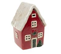 Christmas Cornish Village Pottery Lantern Red House