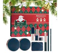 Christmas Cosmetics Kit Face - Makeup Set With Lipstick And Mascara | Suitable For All Skin Types Perfect, For Dating Travel Commuting Parties For Mother Girlfriend Friends And Sisters