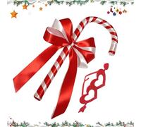 Christmas Cosplay Stock Prop - Masquerade Fancy Dress Accessories, Bows, Walking Stick Prop, for Stage Performance, School Performances, Concerts, Comic Conventions, Costume Parties, Masquerade Balls