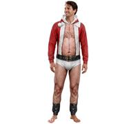 Christmas Costume Men Funny Print Jumpsuits Novlety 3D One Piece Outfits | Role Play Party Outfit, Halloween Costumes, Long Sleeve Zipper Catsuit, Men Rompers, Cosplay, Adult Festival Onesie, Cosplay