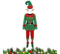 Christmas Costume - Santa Helper | Kids Santa, Fancy Dress Outfit Fòr Boys & Girls | Kidş Ełf Cosplay Costume Set Ƒor Хmas, For Kids Christmas Fancy Dress For Girls And Boys